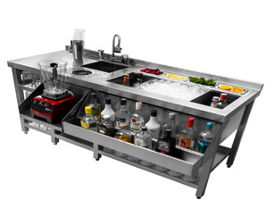 Commercial Cocktail Bar Station